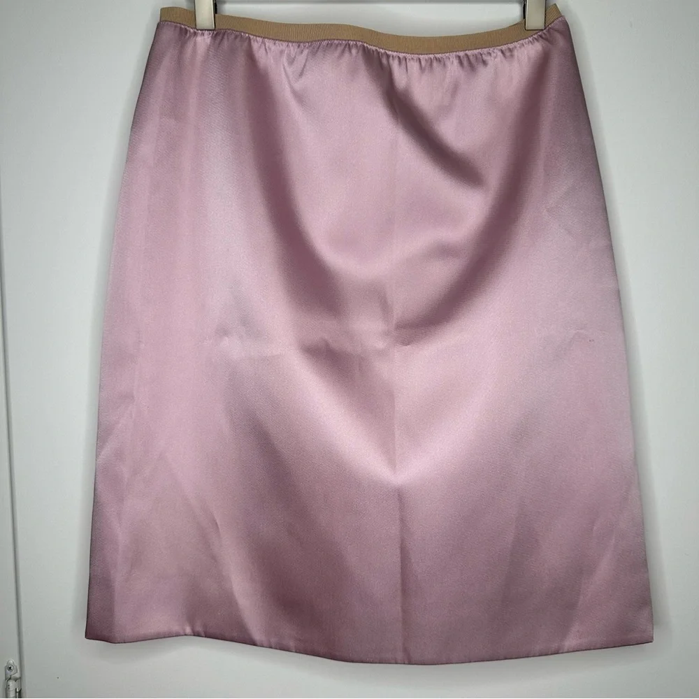 NWT MARC JACOBS Duchesse-satin Skirt In Baby Pink Size 6 - Picture 3 of 10